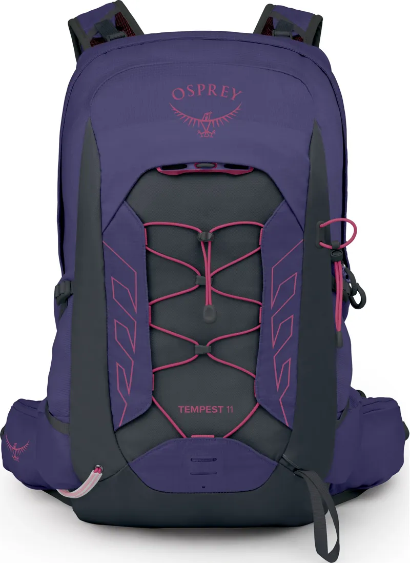 Osprey Womens Tempest 11 Rucksack - Deep Fig-Hotspot Pink-1