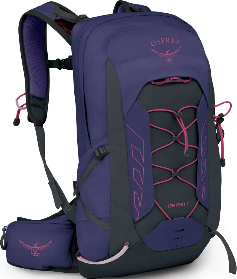 Osprey Womens Tempest 11 Rucksack - Deep Fig-Hotspot Pink