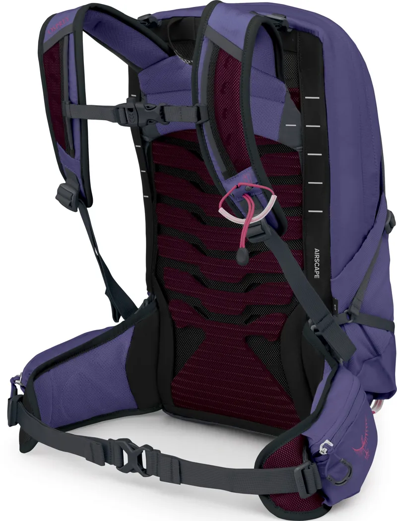 Osprey Womens Tempest 11 Rucksack - Deep Fig-Hotspot Pink-2