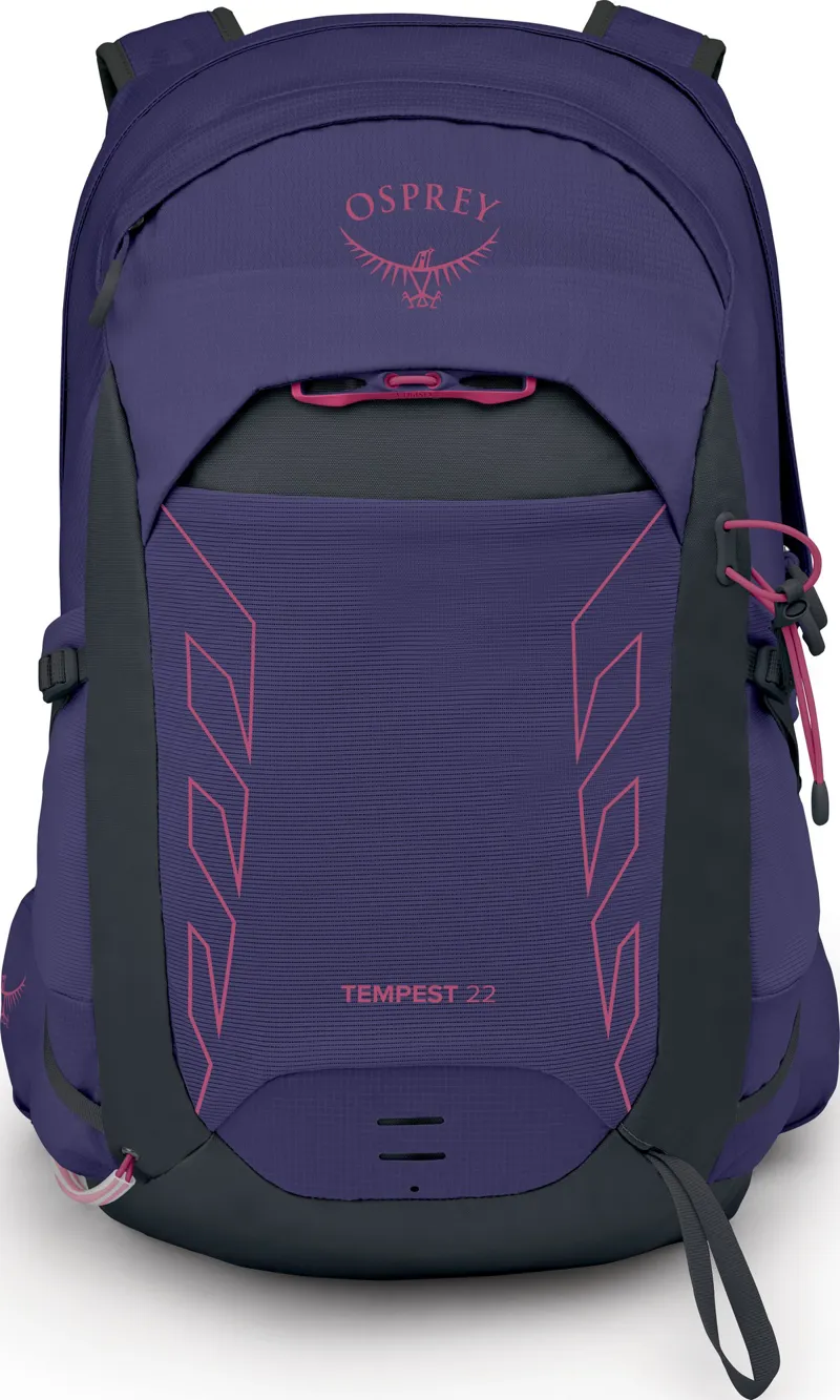Osprey Womens Tempest 22 Rucksack - Deep Fig-Hotspot Pink-1