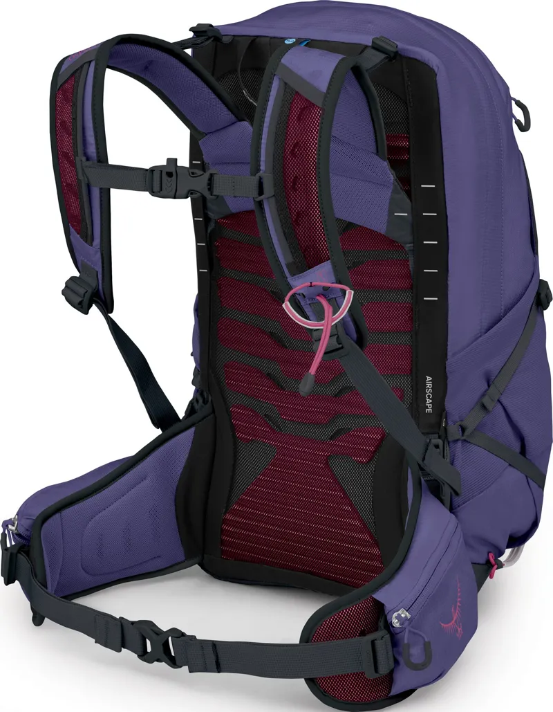 Osprey Womens Tempest 22 Rucksack - Deep Fig-Hotspot Pink-2