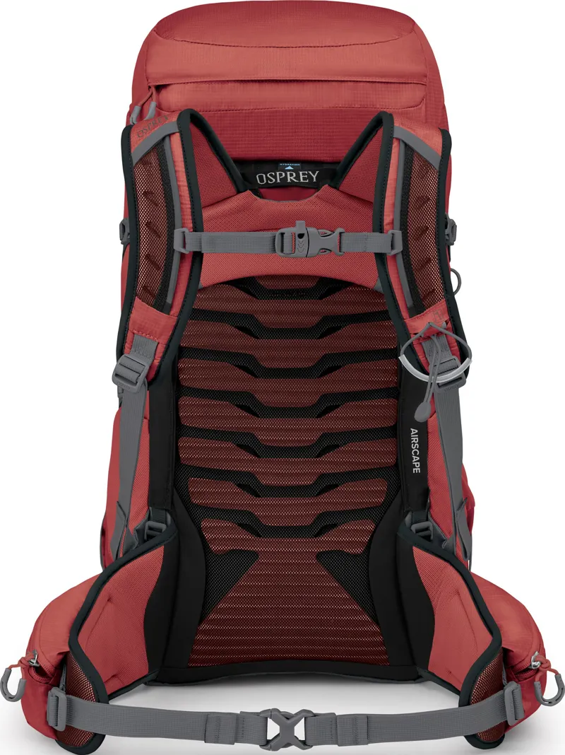 Osprey Womens Tempest 33 Rucksack - Red Pampas-Coal Grey-3