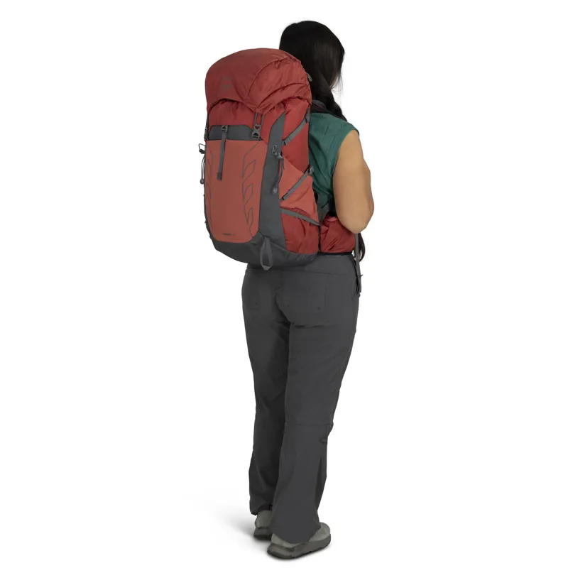 Osprey Womens Tempest 33 Rucksack - Red Pampas-Coal Grey-5
