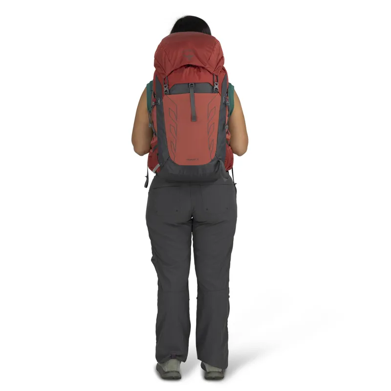 Osprey Womens Tempest 33 Rucksack - Red Pampas-Coal Grey-6