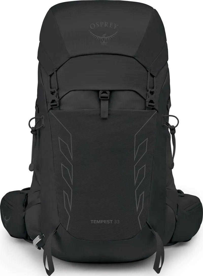 Osprey Womens Tempest 33 Rucksack - Extended Fit - Black-Coal Grey-1