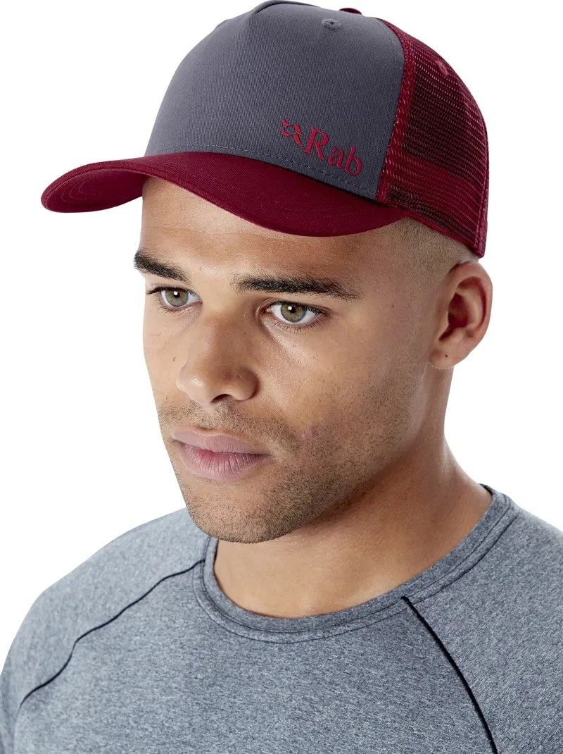 Rab Trucker Logo Cap - Steel-1
