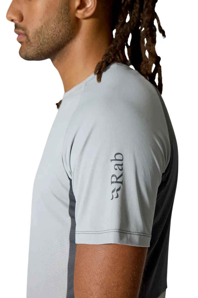 Rab Mens Trail Tee - Dark Pewter-Graphene-5