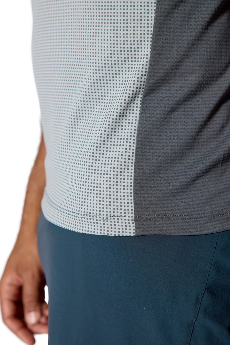 Rab Mens Trail Tee - Dark Pewter-Graphene-6