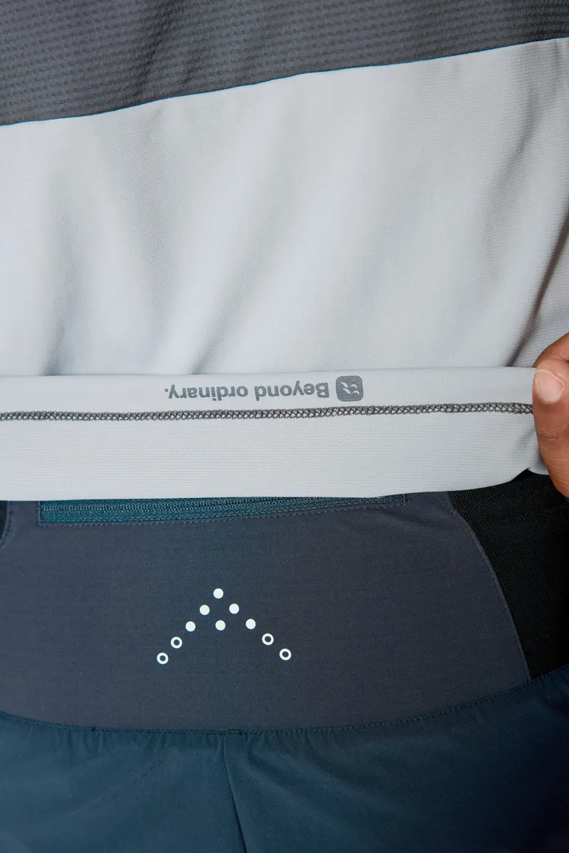 Rab Mens Trail Tee - Tempest Blue-Light Zinc-8