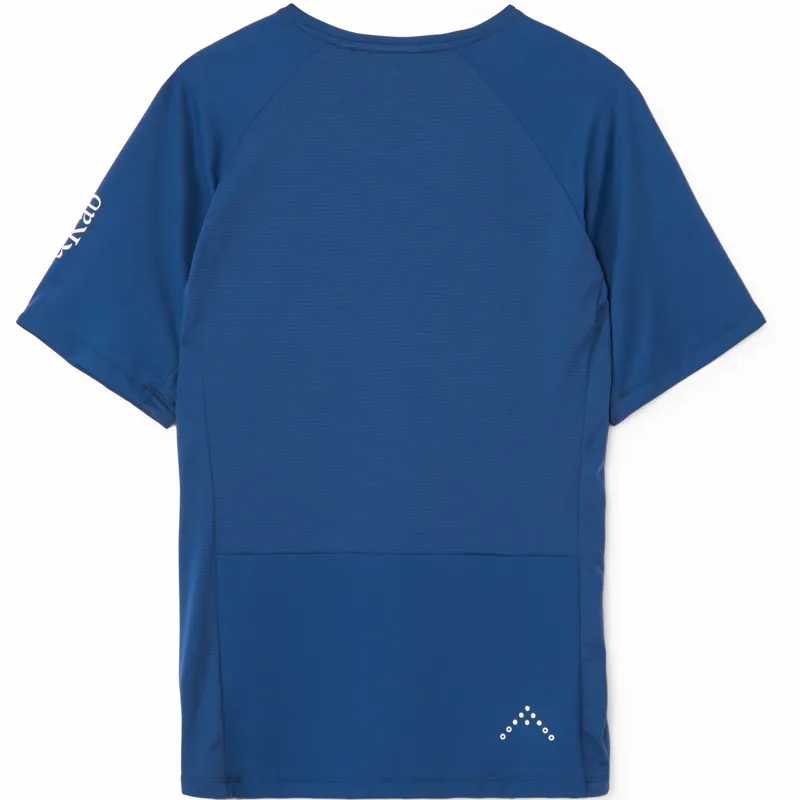Rab Mens Trail Tee - Tempest Blue-Light Zinc-1