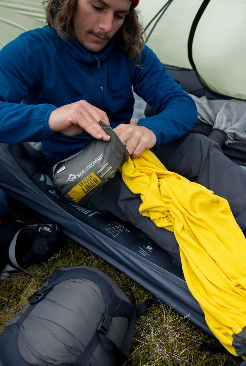 Sea To Summit Reactor Sleeping Bag Liner - Mummy with Drawcord - Standard-10