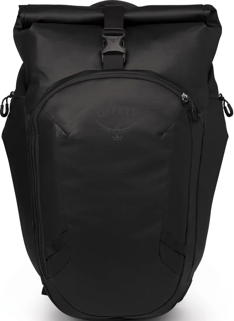 Osprey Transporter Roll Top Rucksack - Raven Black-1