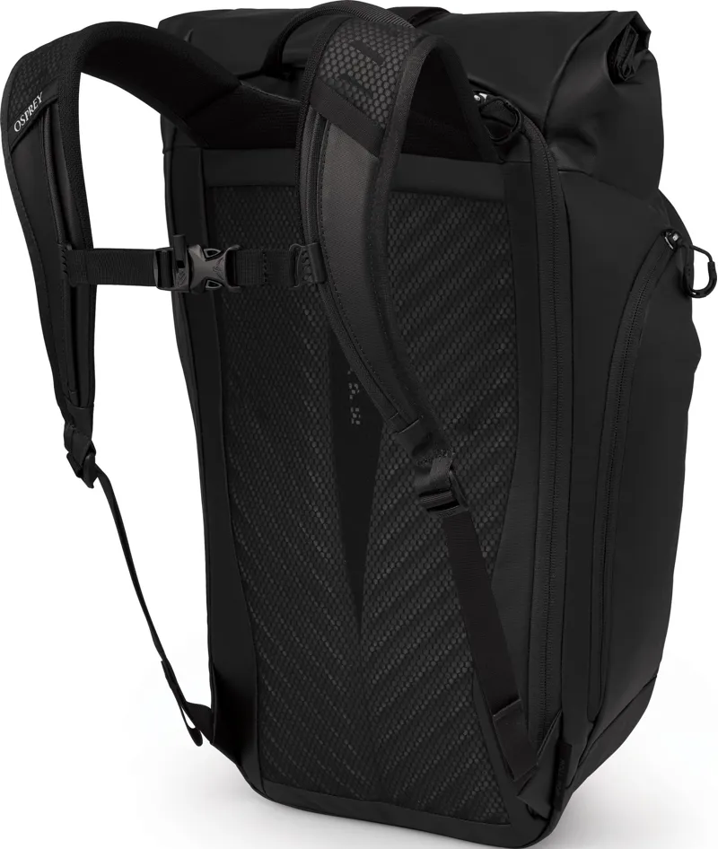 Osprey Transporter Roll Top Rucksack - Raven Black-2