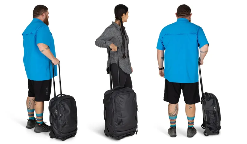 Osprey Transporter Wheeled Carry On - Raven Black-11