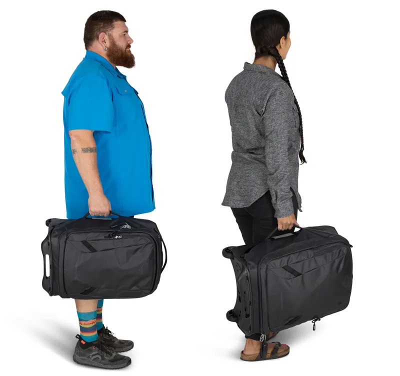 Osprey Transporter Wheeled Carry On - Raven Black-8