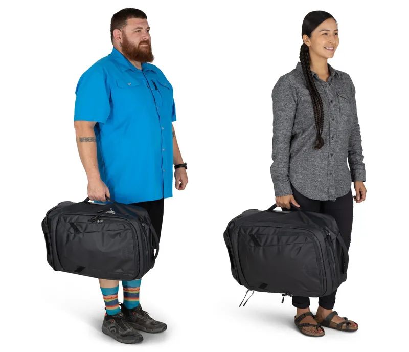 Osprey Transporter Wheeled Carry On - Raven Black-9