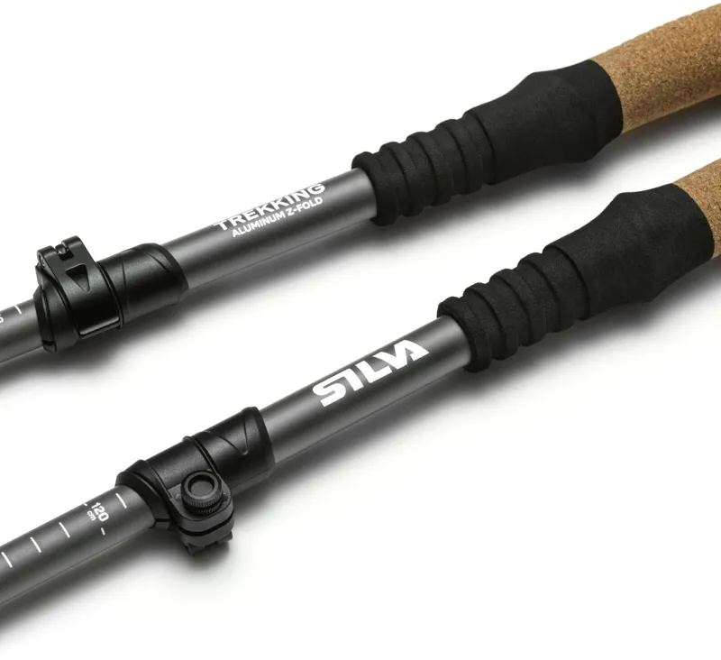SILVA Trekking Poles Aluminum Z-fold - Grey-2