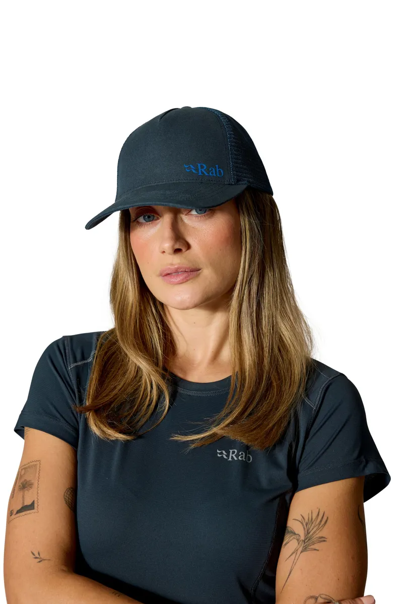 Rab Trucker Logo Cap - Tempest Blue-1