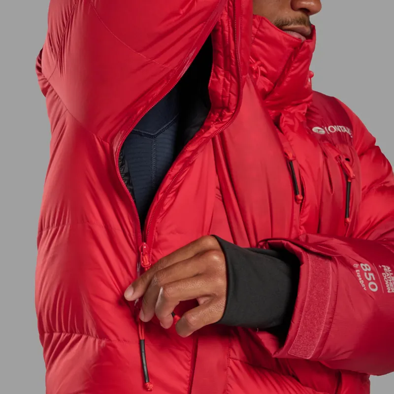 Montane Unisex Apex 8000 Down Jacket - Adrenaline Red-9