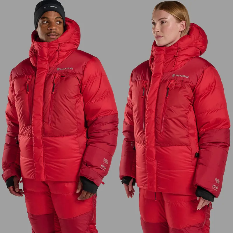 Montane Unisex Apex 8000 Down Jacket - Adrenaline Red-2