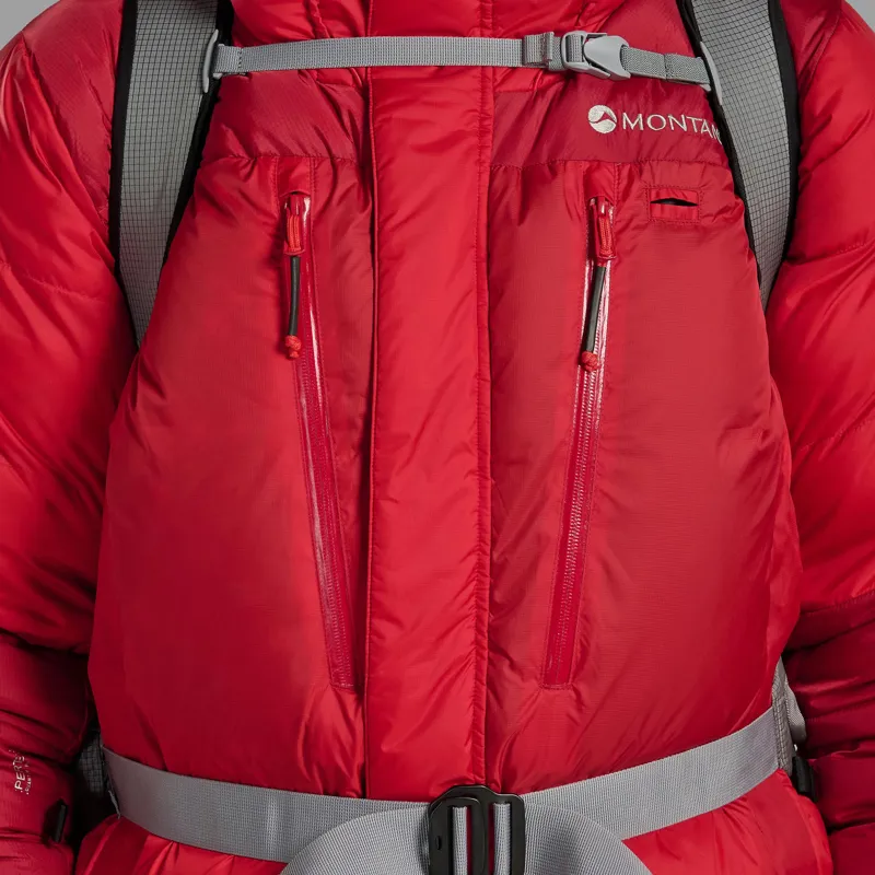 Montane Unisex Apex 8000 Down Jacket - Adrenaline Red-6