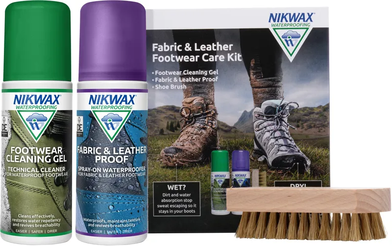Nikwax Fabric and Leather Footwear Care Kit-1