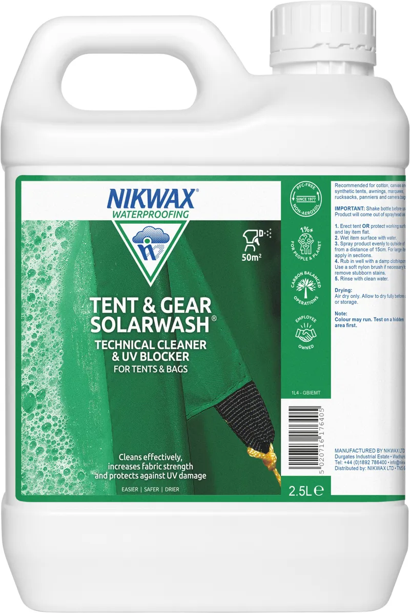 Nikwax Tent and Gear SolarWash - 2.5L