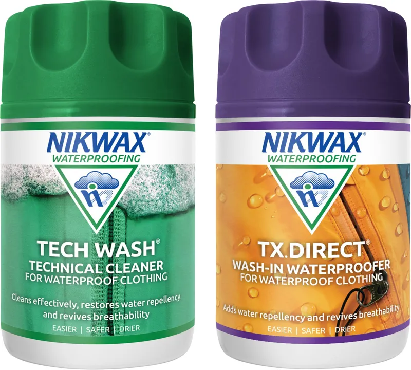 Nikwax Tech Wash and TX.Direct Wash-In Twin Pack - 150ml