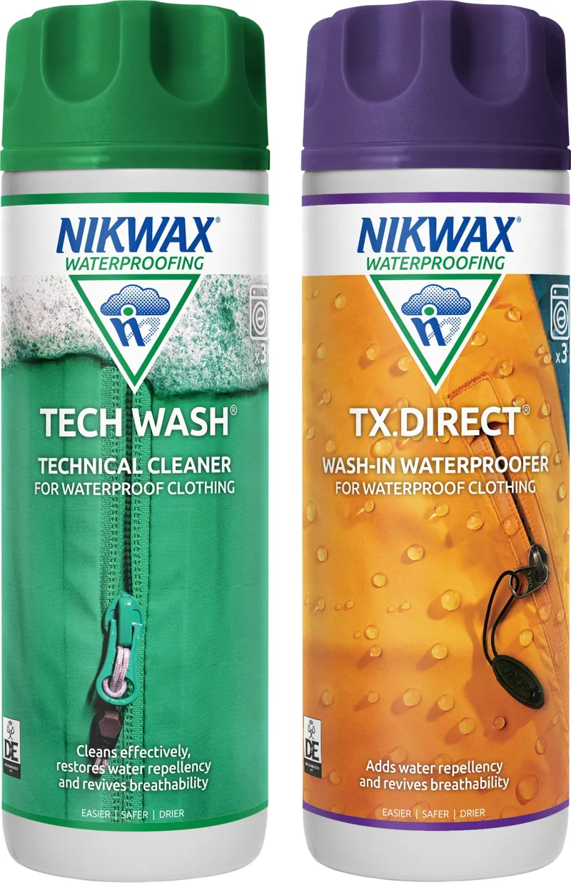 Nikwax Tech Wash and TX.Direct Wash-In Twin Pack - 300ml