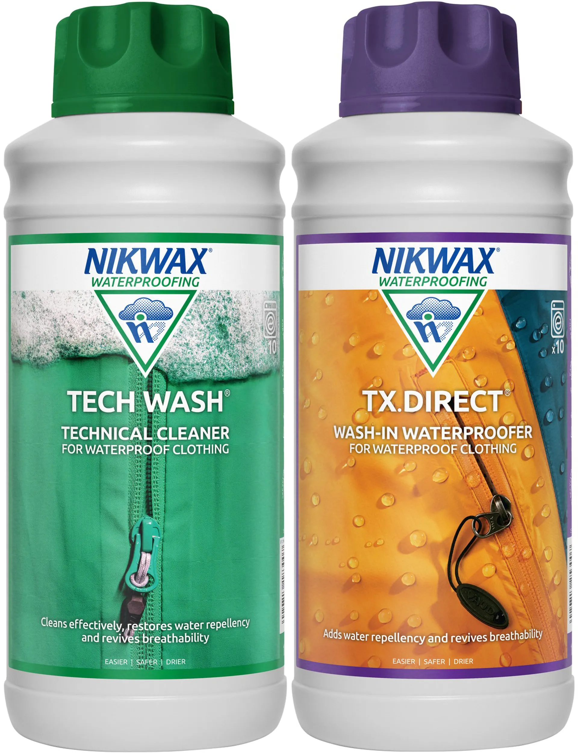 Nikwax Tech Wash and TX.Direct Wash-In Twin Pack
