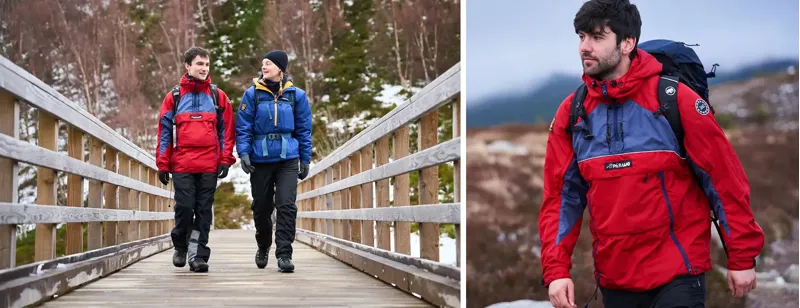 Paramo Unisex Aspira 360 Smock - Fire-Indigo-4