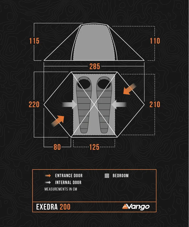 Vango Exedra 200 Tent - DEMO MODEL-1