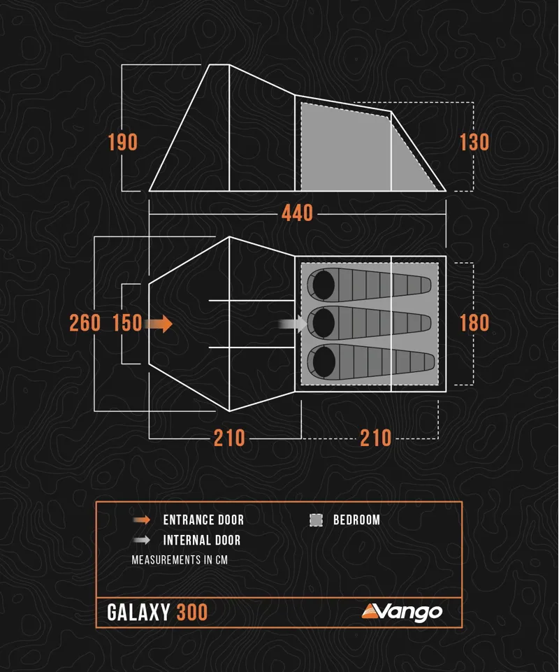 Vango Galaxy 300 Tent - DEMO MODEL-1