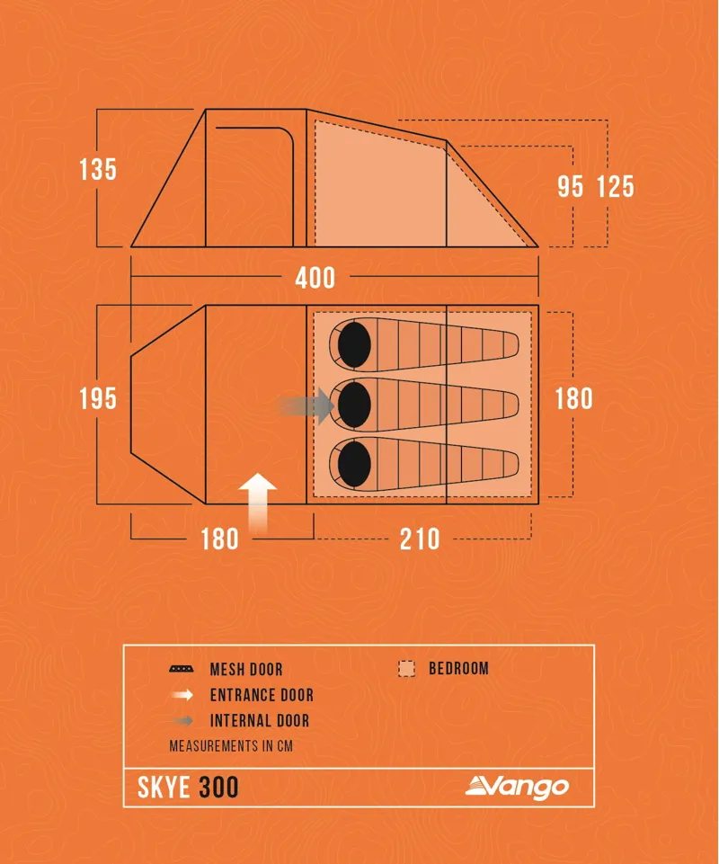 Vango Skye 300 Tent - DEMO MODEL-1