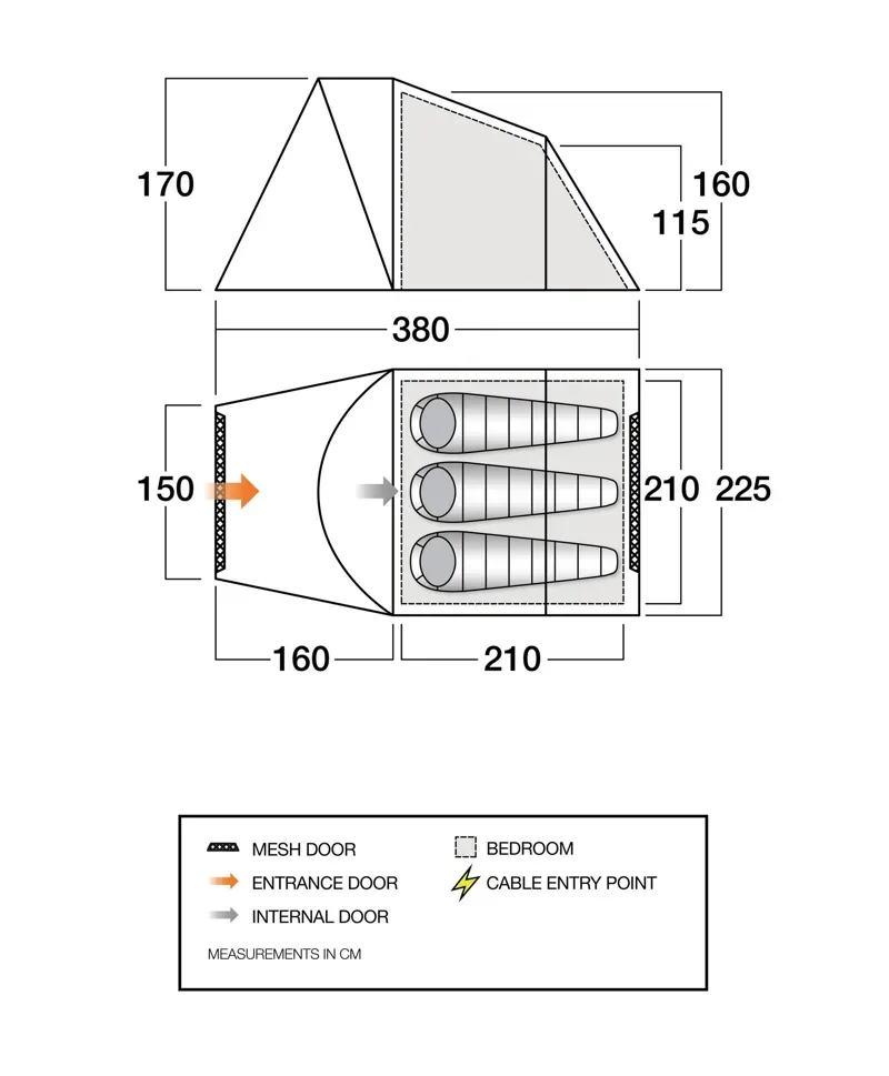Vango Tiree 350 Tent-1