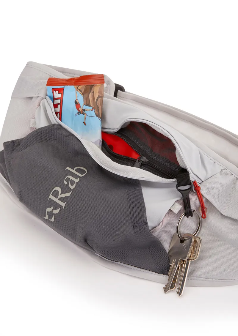 Rab Veil 1 Running Belt - Gargoyle-Graphene-3