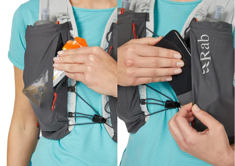 Rab Veil 6 Running Vest - Gargoyle-Graphene-5