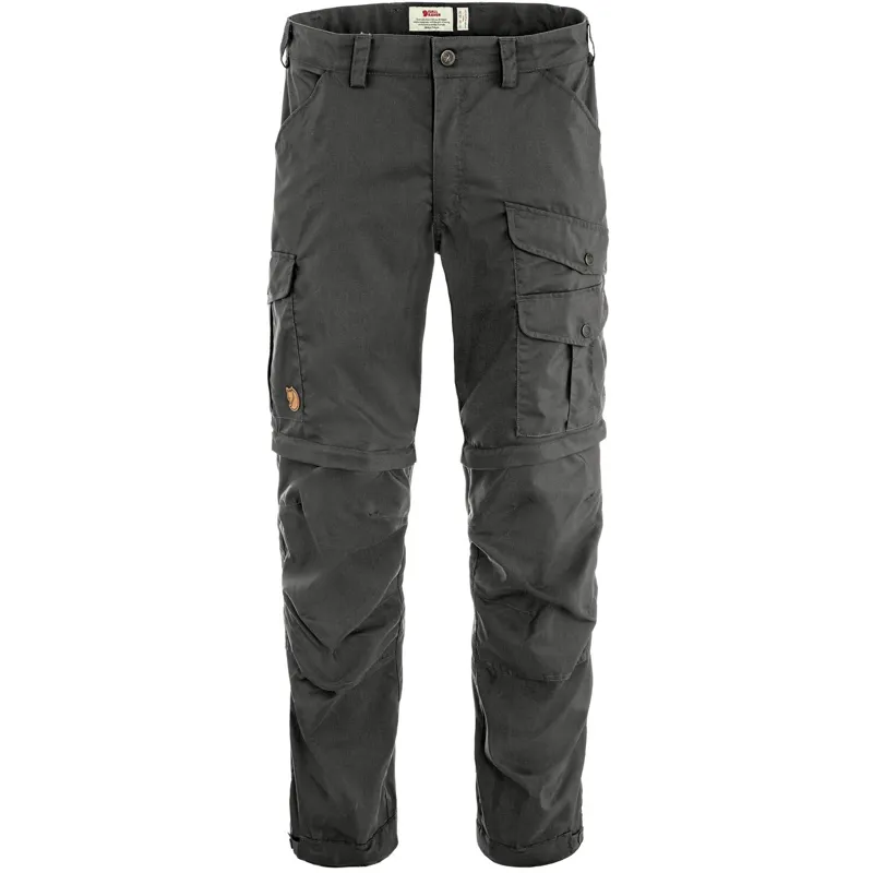 Fjallraven Mens Vidda Pro Lite Zip-off Trousers - Dark Grey