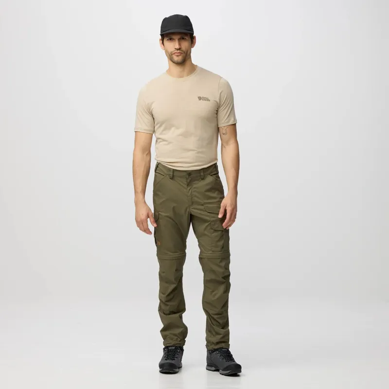 Fjallraven Mens Vidda Pro Lite Zip-off Trousers - Dark Grey-6