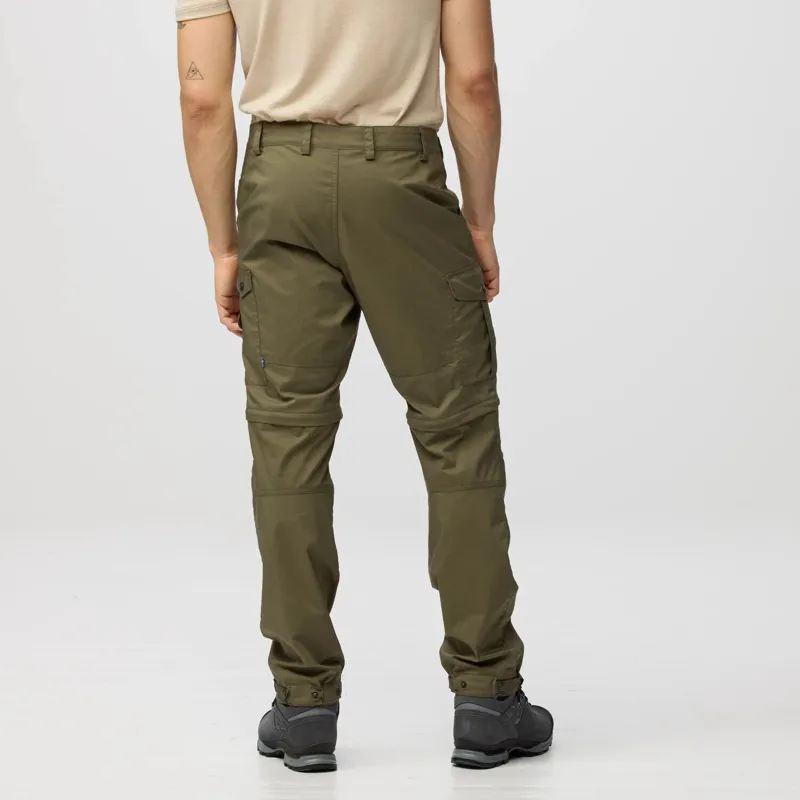 Fjallraven Mens Vidda Pro Lite Zip-off Trousers - Dark Grey-5