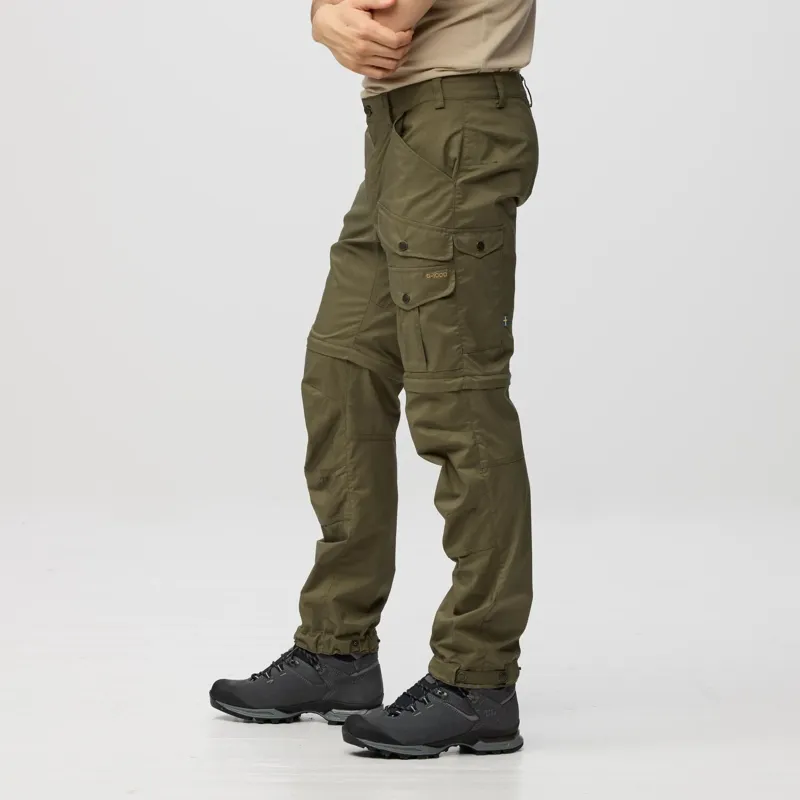Fjallraven Mens Vidda Pro Lite Zip-off Trousers - Dark Grey-4
