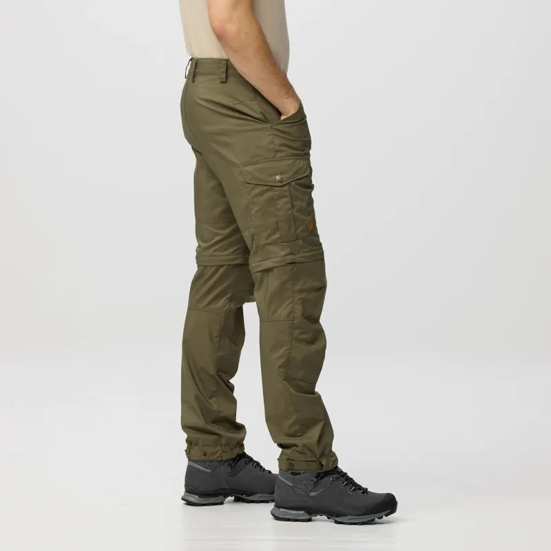 Fjallraven Mens Vidda Pro Lite Zip-off Trousers - Dark Grey-3