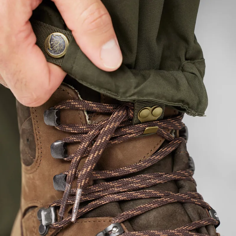 Fjallraven Mens Vidda Pro Trousers - Dark Olive-Black-11