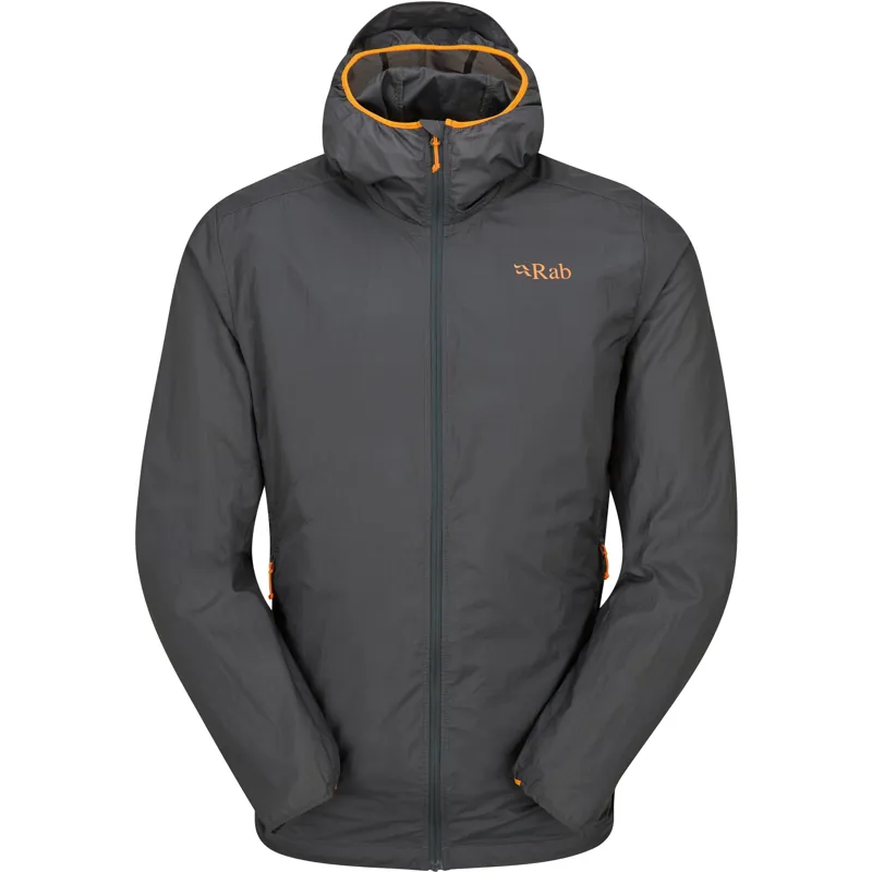 Rab Mens Vital Hoody - Graphene-Marmalade