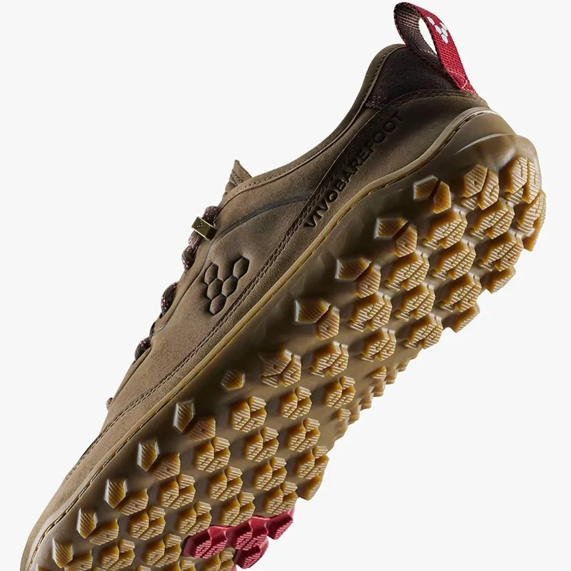 Vivobarefoot Mens Tracker Leather AT II Low Shoe - Bracken-6