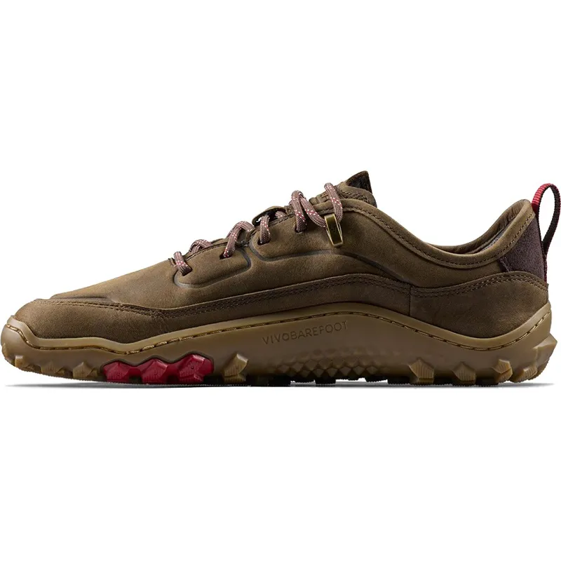 Vivobarefoot Mens Tracker Leather AT II Low Shoe - Bracken-1