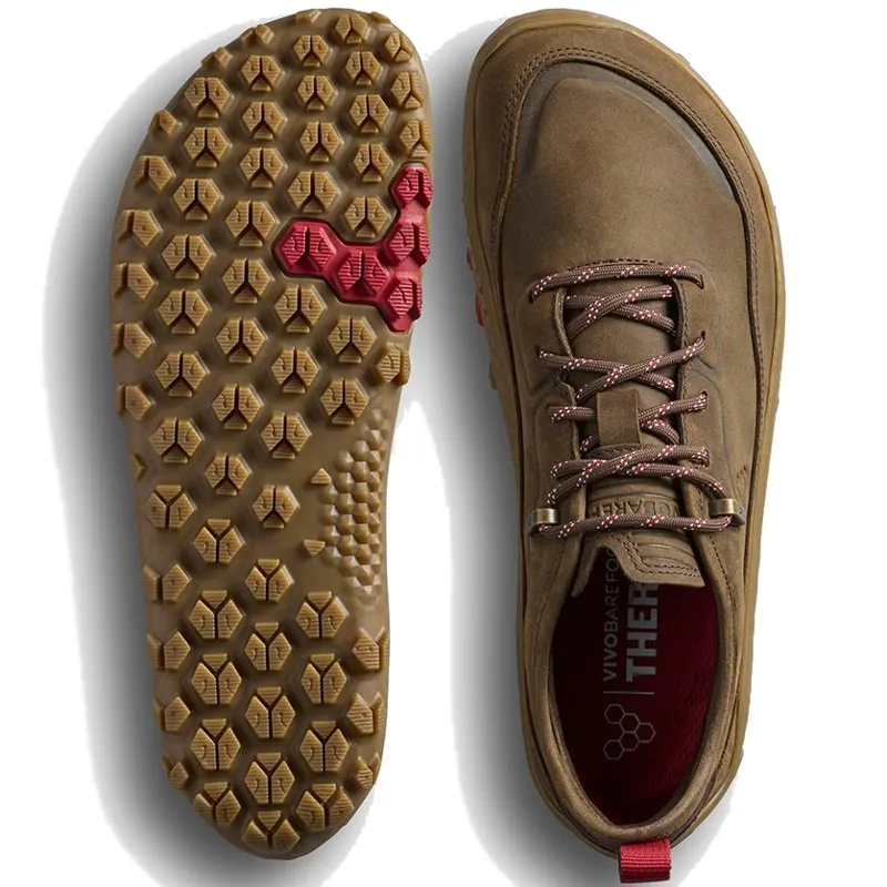 Vivobarefoot Mens Tracker Leather AT II Low Shoe - Bracken-5