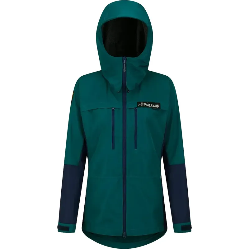 Paramo Womens Bentu Windproof Jacket - Spruce-Midnight