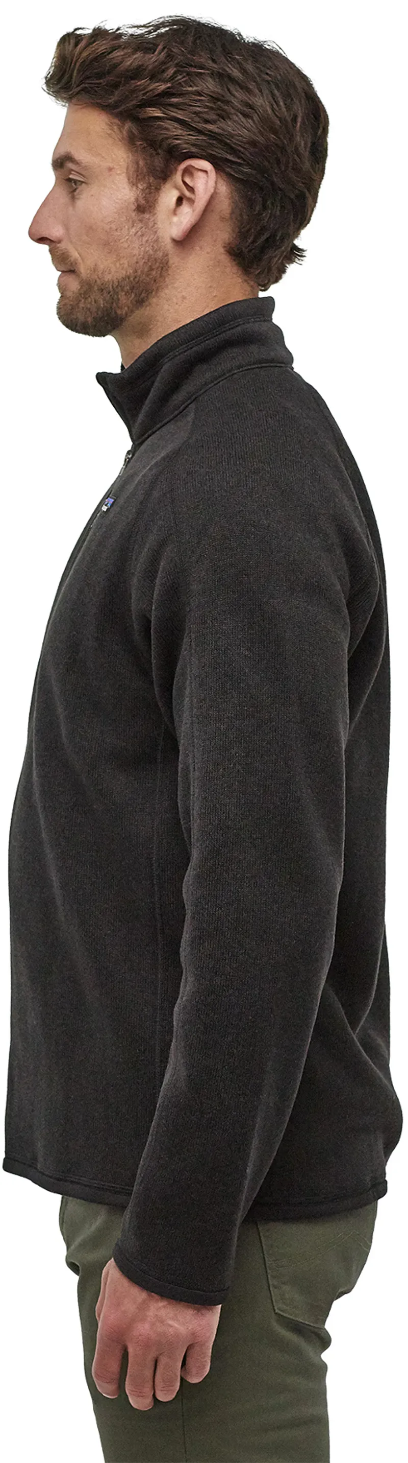 Patagonia Mens Better Sweater 1/4 Zip Fleece - Black-2