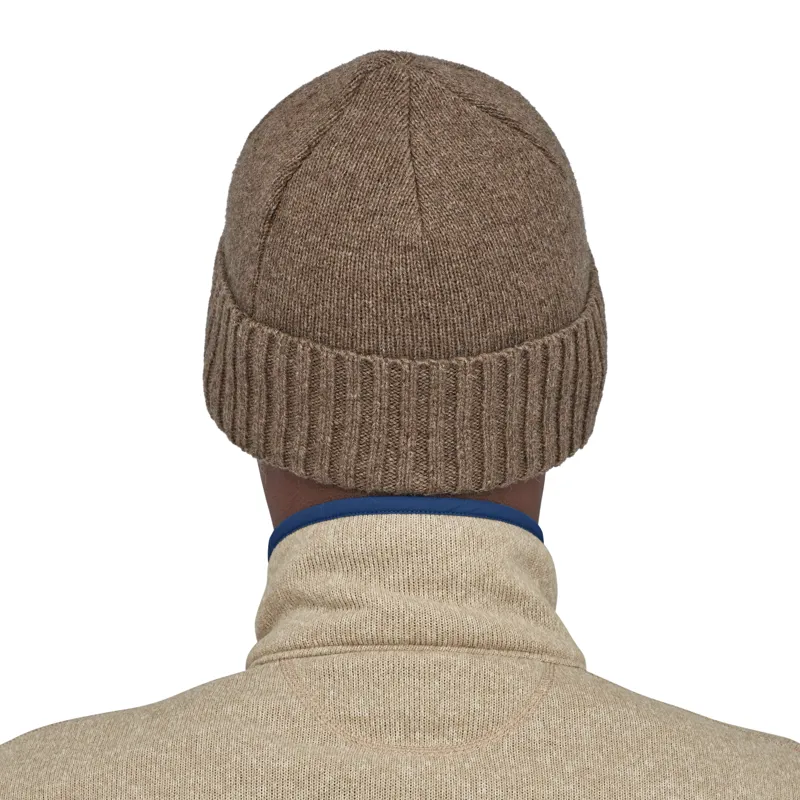 Patagonia Brodeo Beanie - Fitz Roy Trout Patch-Ash Tan-2